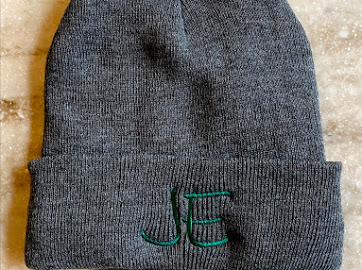 Gray JE Beanie