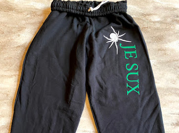 Black JE SUX Sweatpants