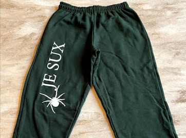 Dark green JE SUX Sweatpants